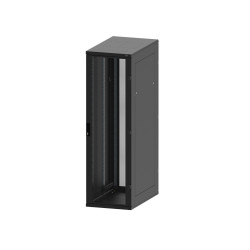 TRITON - Stojanový rack 42U (š) 600x (h) 1000, pred.i chrbta. perforované dvere čierne