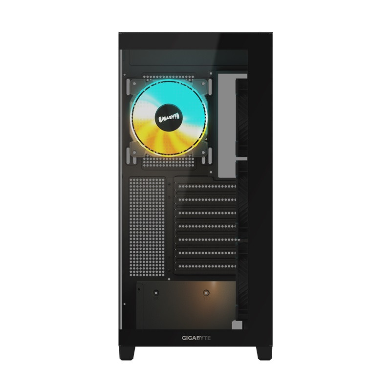 GIGABYTE C500 PANORAMIC STEALTH/Midi Tower/Transpar./Čierna