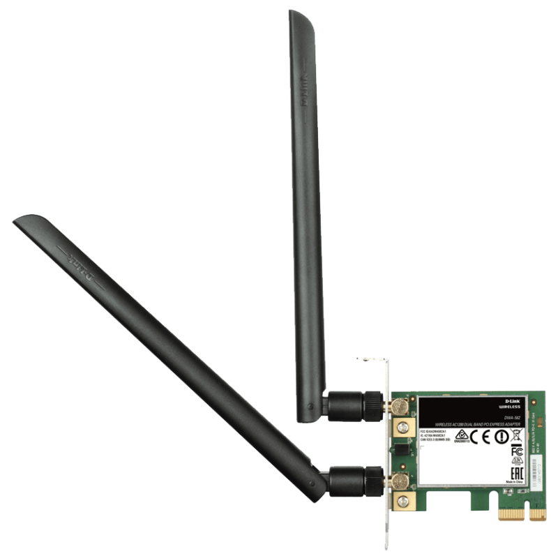 D-Link DWA-582 WiFi AC1200 DualBand PCIe Adapter