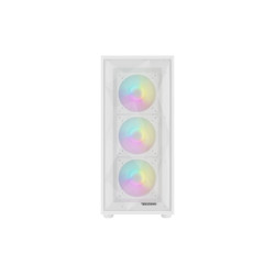Počítačová skriňa Genesis DIAXID 605 ARGB/Midi Tower/Transpar./Biela
