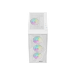 Počítačová skriňa Genesis DIAXID 605 ARGB/Midi Tower/Transpar./Biela