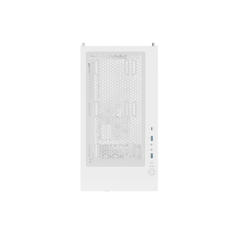 Počítačová skriňa Genesis DIAXID 605 ARGB/Midi Tower/Transpar./Biela