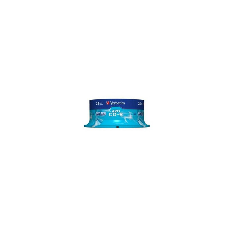 VERBATIM CD-R (25-Pack) Cake/Crystal/52x/700MB