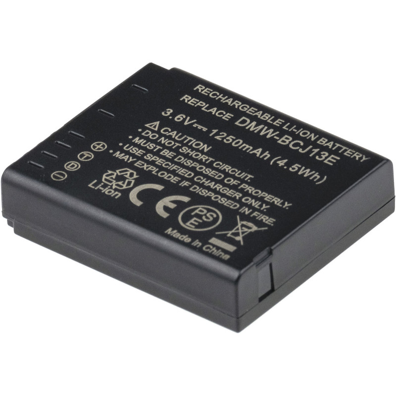 Batérie T6 Power pre Panasonic DMW-BCJ13, DMW-BC13, BP-DC10, 1250mAh, 4,5Wh