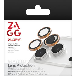 ZAGG Ochranná čočka Premium pre Apple iPhone 17 Pro/Pro Max/16 Pro/Pro Max/15 Pro/Pro Max - oranžová