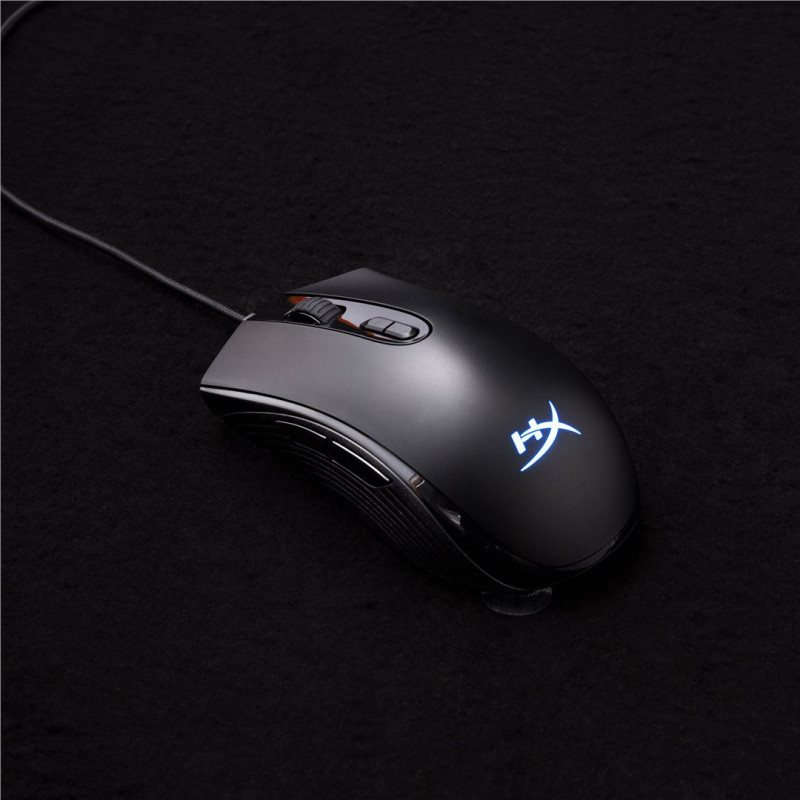 HyperX Pulsefire Core/Herná/Optická/6 200 DPI/Drôtové USB-A/Čierna