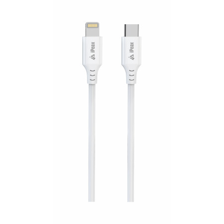 ER - TPU KÁBEL USB-C / LIGHTNING 1M, USB 2.0 BIELÝ