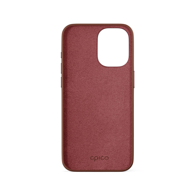 Epico Mag+ kožený kryt iPhone 16 - hnedá
