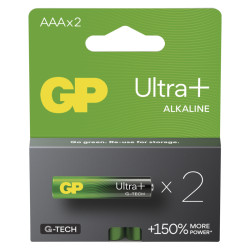 GP BATERIE - GP Alkalická batéria ULTRA PLUS AAA (LR03) - 2ks