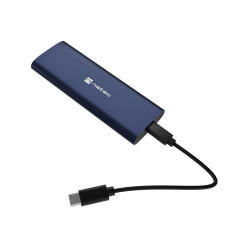 Externý box pre SSD Natec RHINO M.2 NVME LITE USB-C 3.2 GEN 2, hliníkové telo, STEEL NAVY