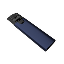 Externý box pre SSD Natec RHINO M.2 NVME LITE USB-C 3.2 GEN 2, hliníkové telo, STEEL NAVY