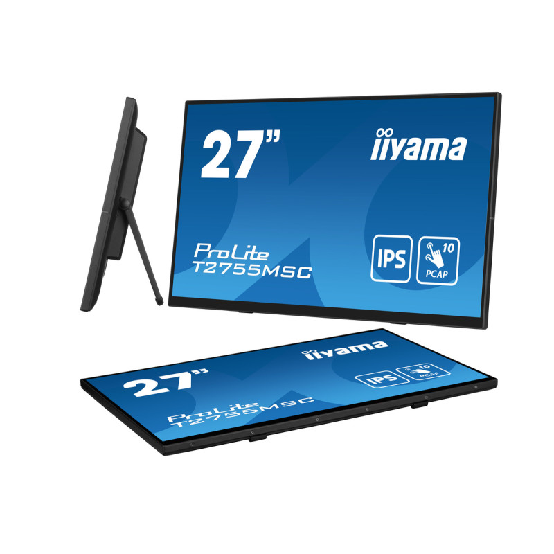 27'' iiyama T2755MSC-B1: IPS, FHD, PCAP, Webcam