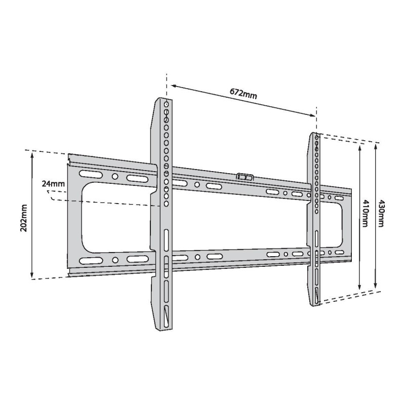 TB TOUCH - TB TV wall mount TB-750 až 65'', 40kg max VESA 600x400