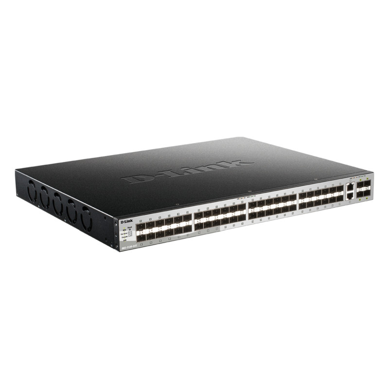D-Link DGS-3130-54S L3 Stackable Managed switch, 48x SFP, 2x 10G RJ-45, 4x 10G SFP+