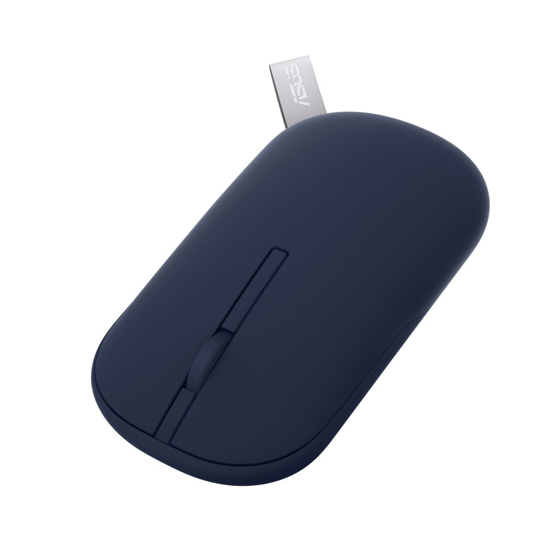 ASUS Marshmallow MD100 Lite/Cestovná/Optická/1 600 DPI/USB+BT/Modrá
