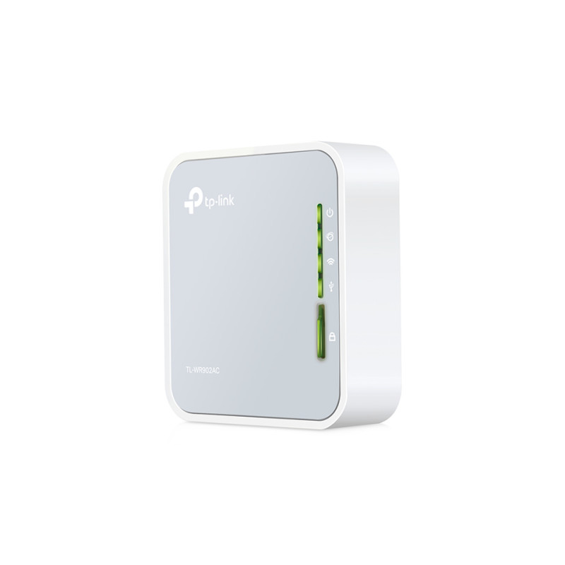 TP-LINK TL-WR902AC AC750 Mini Router/Extender/Klient/AP, 1xRJ45, 1xUSB 2.0