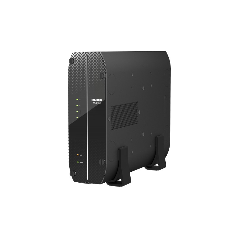 QNAP TS-410E-8G (4core 2,6 GHz, 8GB RAM, 4x 2,5'' SATA, 2x 2,5GbE, 4x USB 3.2, 1x 4K HDMI, fanless)