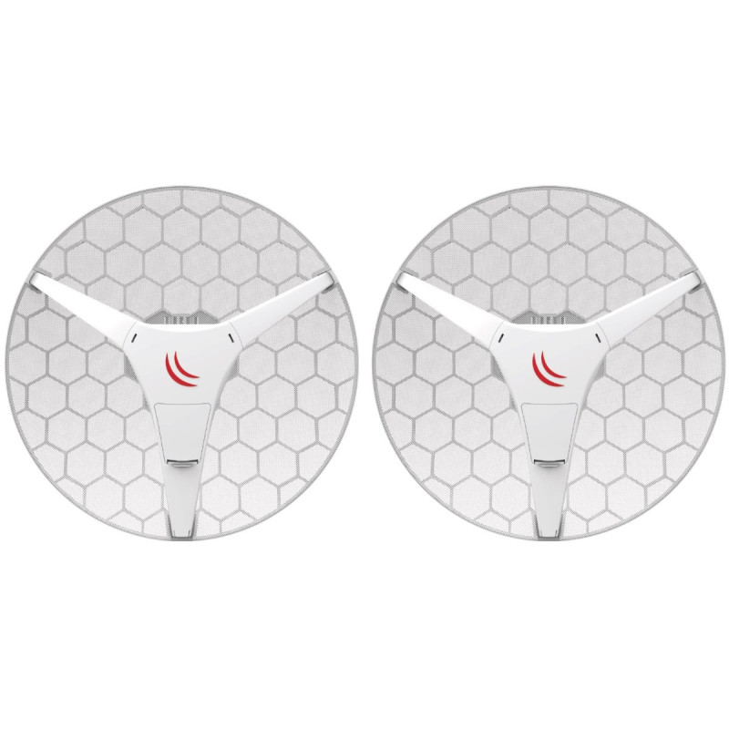 MikroTik RBLHGG-60ad kit, Wireless Wire Dish - kompletný spoj - 2 pack