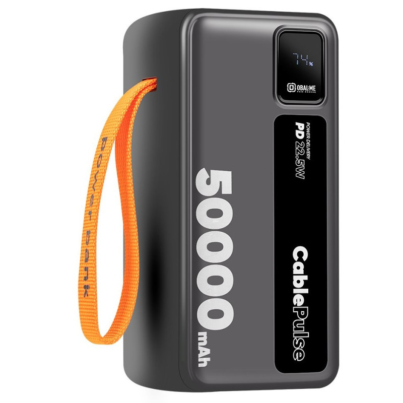 OBAL:ME - OBAL: ME CablePulse Powerbanka 50000mAh 22,5 W Black