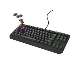 Genesis herná klávesnica THOR 230/TKL/RGB/Outemu Red/Drôtová USB/US layout/Čierna