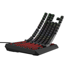Genesis herná klávesnica THOR 230/TKL/RGB/Outemu Red/Drôtová USB/US layout/Čierna