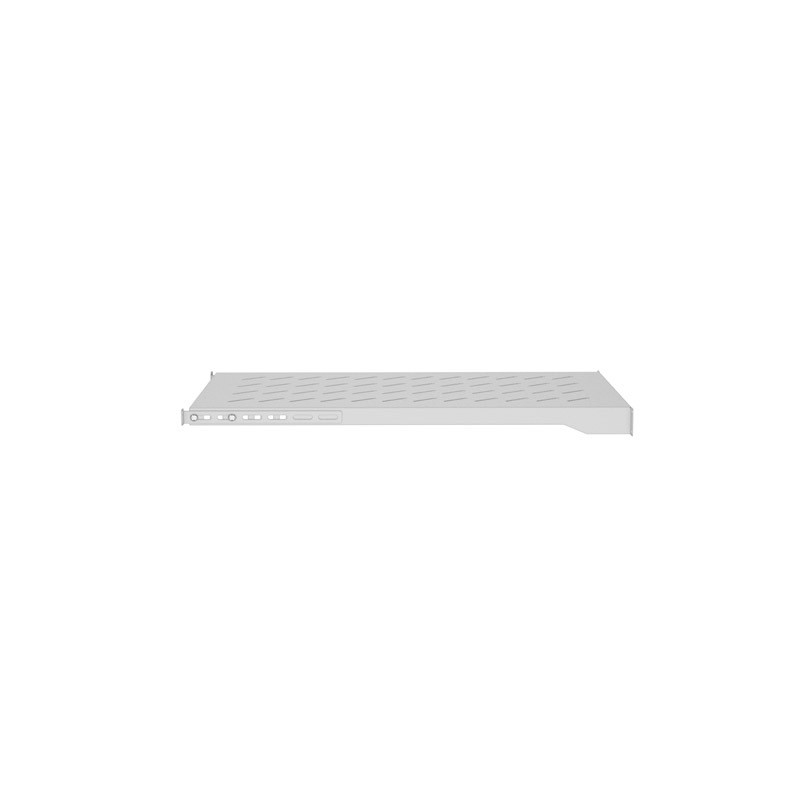 LANBERG POLICE PRO 19'' SKRINE 1000MM ŠEDÁ (1U/483X700MM NOSNOSŤ DO 25KG, 4BODOVÁ MONTÁŽ)