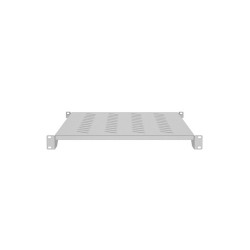 LANBERG POLICE PRO 19'' SKRINE 1000MM ŠEDÁ (1U/483X700MM NOSNOSŤ DO 25KG, 4BODOVÁ MONTÁŽ)