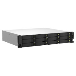 QNAP TS-1264U-RP-8G (4core 2,9 GHz, 8 GB RAM, 12x SATA, 2x 2,5GbE, 1x PCIe, 1x HDMI, 4x USB, 2x zdroj)