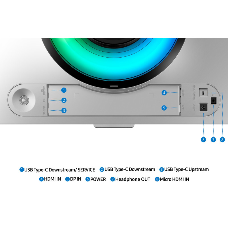 Samsung Odyssey OLED G9/LS49DG934SUXEN/49''/OLED/5120x1440/240Hz/0,03ms/Silver/2R
