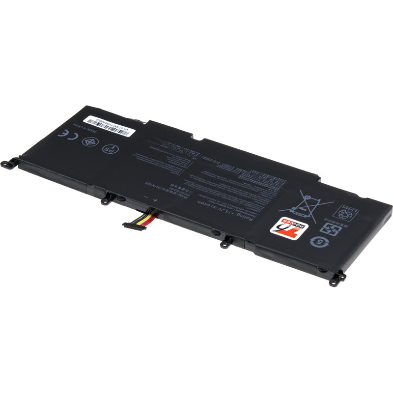 Batéria T6 Power Asus FX502VD TUF, FX502VE, ROG GL502VM, GL502VT, 4240mAh, 64Wh, 4cell, Li-pol