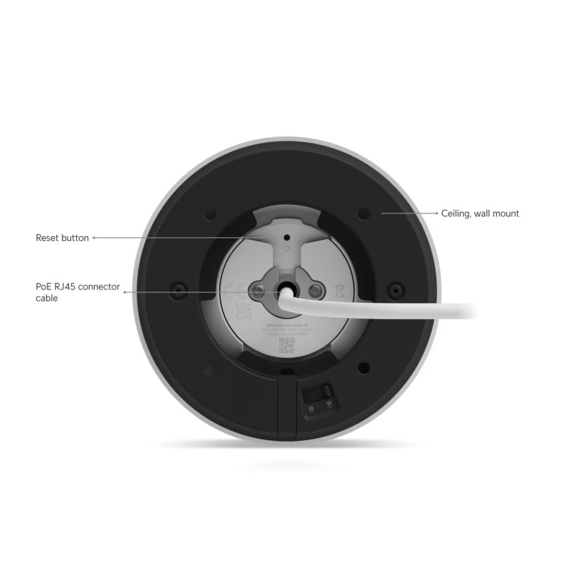 Ubiquiti UVC-G6-Turret-W - Veža UniFi Protect G6, biela