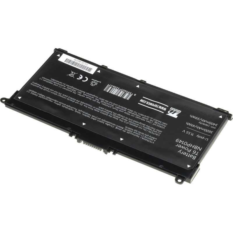 Batérie T6 Power HP 250 G7, 255 G7, 15-cs000, 15-da000, 17-by000, 3600mAh, 41Wh, 3cell, Li-pol