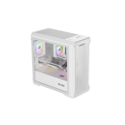 Počítačová skriňa Genesis IRID 503 ARGB LITE/Mini Tower/Transpar./Biela