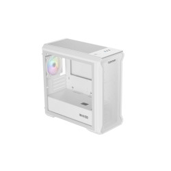 Počítačová skriňa Genesis IRID 503 ARGB LITE/Mini Tower/Transpar./Biela