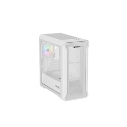 Počítačová skriňa Genesis IRID 503 ARGB LITE/Mini Tower/Transpar./Biela
