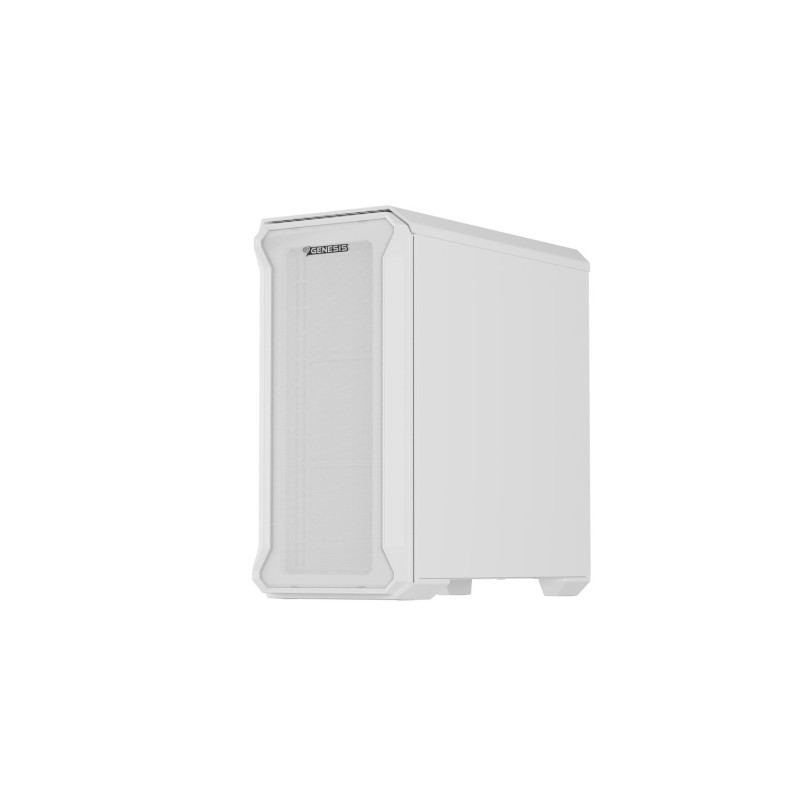 Počítačová skriňa Genesis IRID 503 ARGB LITE/Mini Tower/Transpar./Biela