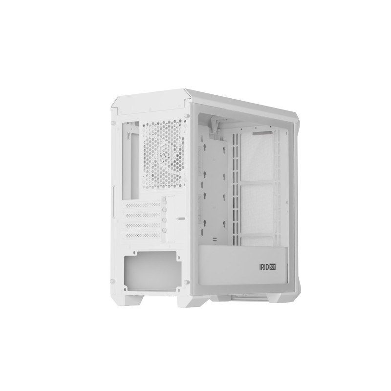 Počítačová skriňa Genesis IRID 503 ARGB LITE/Mini Tower/Transpar./Biela