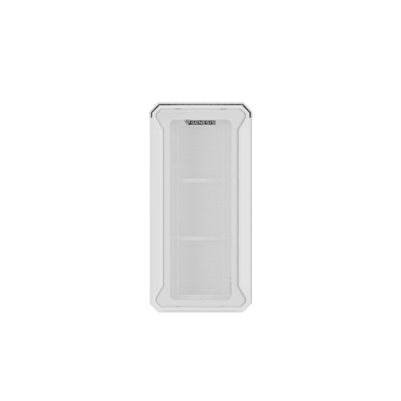 Počítačová skriňa Genesis IRID 503 ARGB LITE/Mini Tower/Transpar./Biela