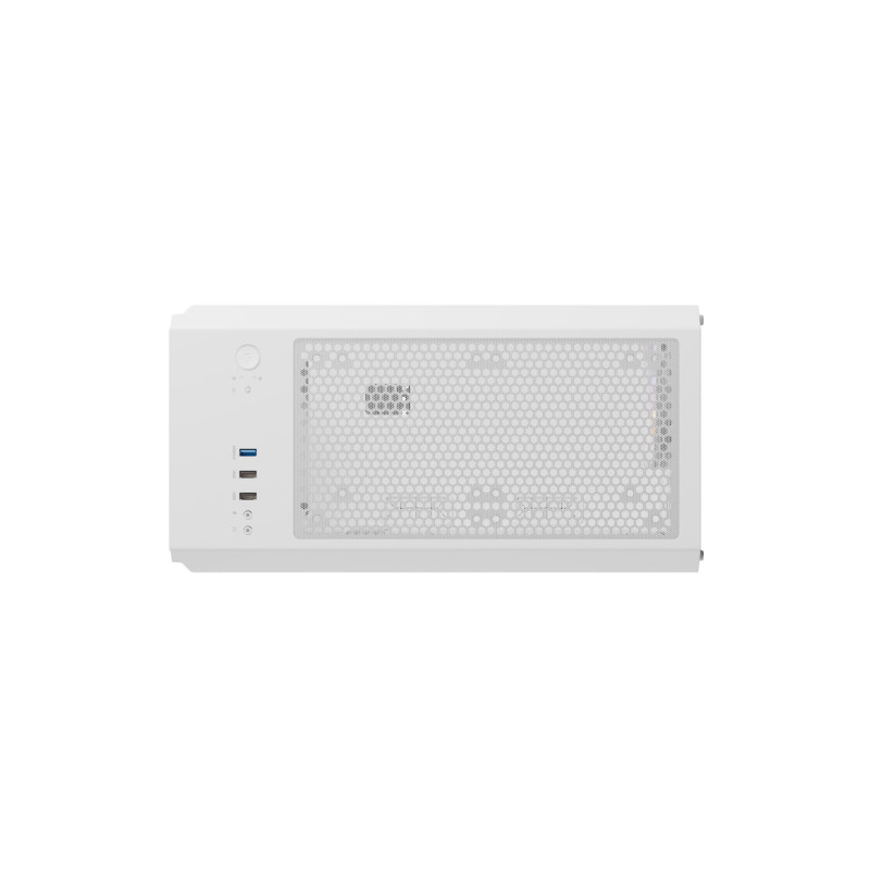 Počítačová skriňa Genesis IRID 503 ARGB LITE/Mini Tower/Transpar./Biela