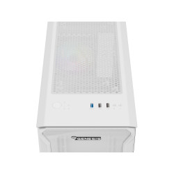 Počítačová skriňa Genesis IRID 503 ARGB LITE/Mini Tower/Transpar./Biela