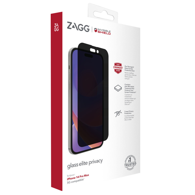 INVISIBLESHIELD - ZAGG Invisible Shield Elite Privacy sklo iPhone 14 Pro Max