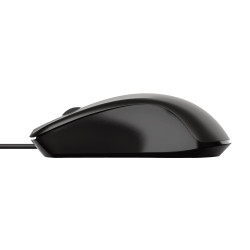 TRUST BASICS/Kancelárska/Optická/1 200 DPI/Drôtová USB/Čierna