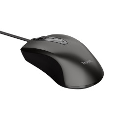 TRUST BASICS/Kancelárska/Optická/1 200 DPI/Drôtová USB/Čierna