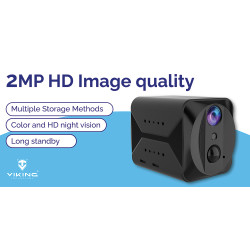 Minikamera Viking S309 Wifi/1080P/nočné videnie/pohybový senzor/2500mAh/mobilné aplikácie