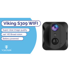 Minikamera Viking S309 Wifi/1080P/nočné videnie/pohybový senzor/2500mAh/mobilné aplikácie