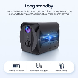 Minikamera Viking S309 Wifi/1080P/nočné videnie/pohybový senzor/2500mAh/mobilné aplikácie