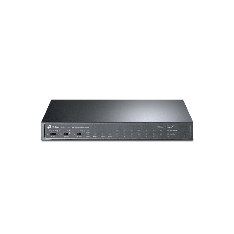 TP-Link TL-SL1311MP 8xFE POE+ 124W 2xGb nonPOE, 1xSFP CCTV switch