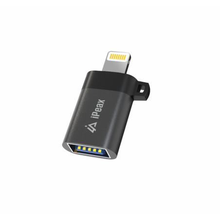 ADAPTÉR OTG LIGHTNING / USB-A (samica) ČIERNY