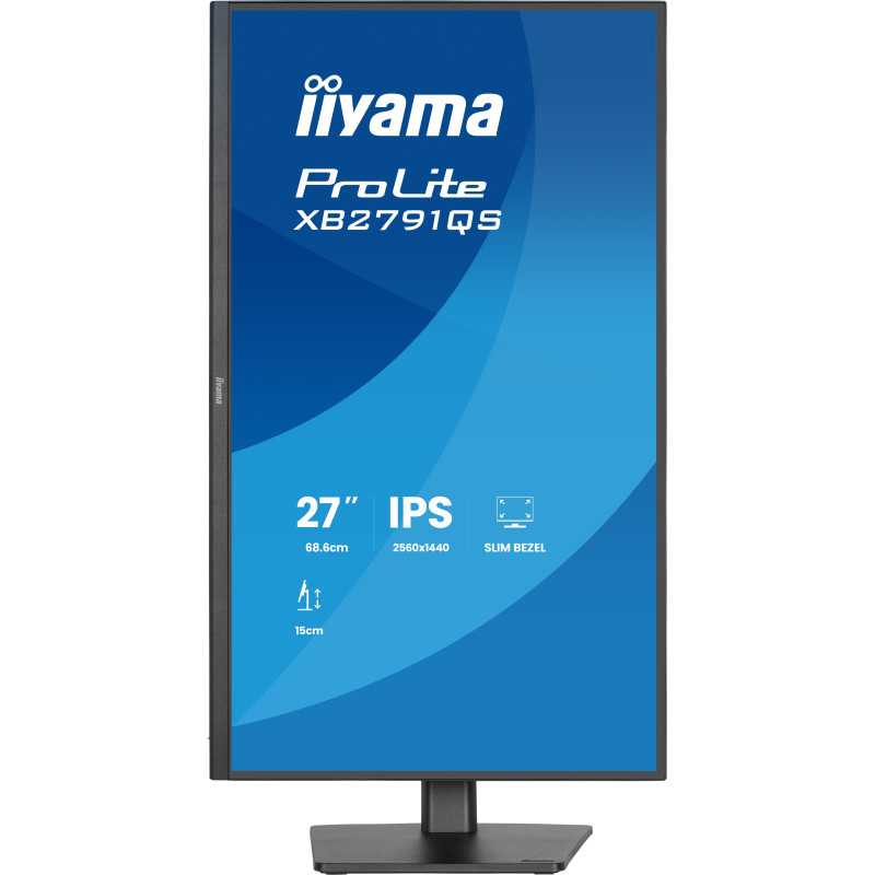 iiyama ProLite/XB2791QS-B1/27''/IPS/QHD/75Hz/1ms/Čierna/3R