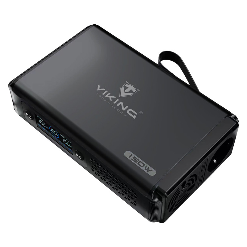 Batériový generátor Viking VALI150/batéria 148Wh/Output:1xAC,2xUSB-A,2xDC5521/ LED svítidlo